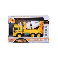 Magic Toys Mixer betonkeverő teherautó 1:18-as méretarányban fény és hang effektekkel
