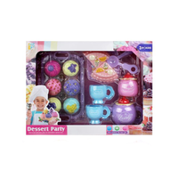 Magic Toys Műanyag tea és sütemény szett kiegészítőkkel