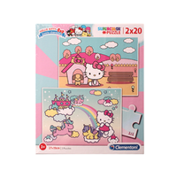 Clementoni Hello Kitty Supercolor 2 az 1-ben puzzle 2x20db-os - Clementoni