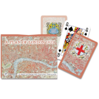 Piatnik Luxus römi kártya - London térképe 1831 2x55 lap - Piatnik