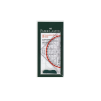 Faber-Castell Faber-Castell: Háromszög vonalzó szögmérővel