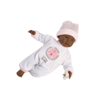 Llorens Llorens: Cuca síró afroamerikai kislány baba 30 cm (30012)