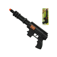 Magic Toys Military Guns: Fekete fegyver lövést imitáló funkcióval 35cm