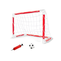 Magic Toys Piros focikapu szett labdával és hálóval 41x62x30cm
