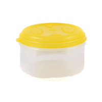  Fűszertartó edény műanyag tároló kis méret 9,5*6,5 cm - sárga