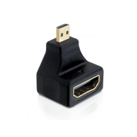 Delock Delock Adapter magas sebességű HDMI - mikro D apa > A anya, elforgatott
