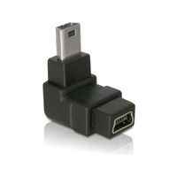 Delock Delock Adapter USB-B mini 5tűs male/female 90° derékszögű