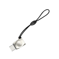 Hoco HOCO Adaptor connector - micro USB - Type-C UA8 silver
