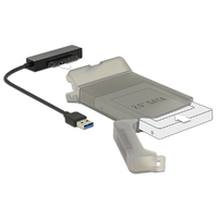 Delock Delock Átalakító USB 3.0-s, A-típusú csatlakozódugó > SATA 6 Gb/s 22 tűs, 2.5-os védőburkolattal