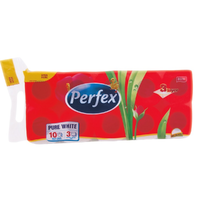 Perfex Perfex WC papír 10tekercs (8+2) 3rétegű