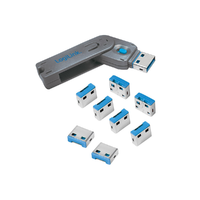 LogiLink Logilink USB-A Port Blocker, 1 Key + 8 Locks