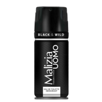 Malizia Malizia Black&Wild férfi spray dezodor 150ml