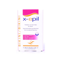X-Epil X-Epil használatra kész szőrtelenítő gyantacsík - bikini, hónalj 12db