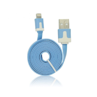 BlueStar USB - IPHO 5/5C/5S/6/6 Plus/iPAD Mini iOS8.3 compatible vékony kábel (kék)