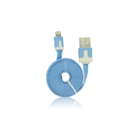 BlueStar USB - IPHO 5/5C/5S/6/6 Plus/iPAD Mini iOS8.3 compatible vékony kábel (kék)