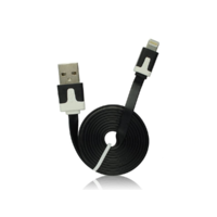 BlueStar USB - IPHO 5/5C/5S/6/6 Plus/iPAD Mini vékony kábel (fekete)