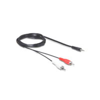 Delock Delock audio DC jack 3.5 mm kábel, apa > 2 x RCA apa, 10 m