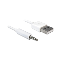 Delock Delock USB-A apa > sztereo jack 3.5 mm apa 4 pin IPod Shuffle kábel, 1 m
