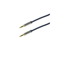 LogiLink Logilink audió kábel 3.5 mm Sztereó M/M egyenes, 0,3 m, kék
