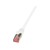 LogiLink LogiLink CAT6 S/FTP Patch Cable PrimeLine AWG27 PIMF LSZH white 0,50m