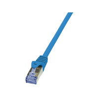 LogiLink LogiLink CAT6A S/FTP Patch Cable PrimeLine AWG26 PIMF LSZH blue 0,50m