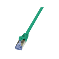 LogiLink LogiLink CAT6A S/FTP Patch Cable PrimeLine AWG26 PIMF LSZH green 0,25m
