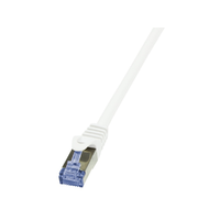 LogiLink LogiLink CAT6A S/FTP Patch Cable PrimeLine AWG26 PIMF LSZH white 1,00m