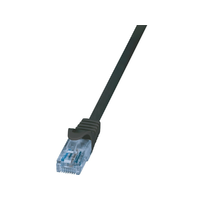 LogiLink Logilink Patch Cable Cat.6A U/UTP, black, 0,25m