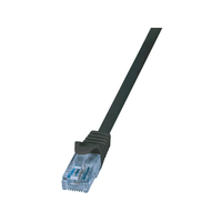 LogiLink Logilink Patch Cable Cat.6A U/UTP, black, 3,00m