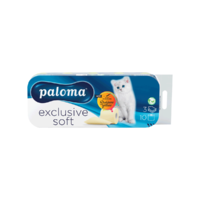 Paloma Paloma Exclusive Soft sárga toalettpapír 10 tekercs 3 rétegű