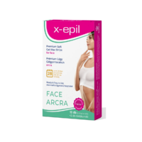 X-Epil X-epil szőrtelenítő gyanta csík arcra 12db-os kiszerelésben