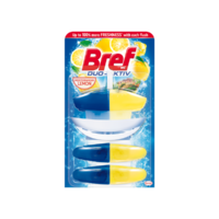 Bref Bref Classic Duo-Aktiv citromos WC-frissítő+kosár - WC illatosító 3x50ml