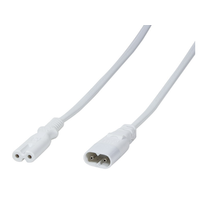 LogiLink Logilink Power Cord, Extension C8 - C7 , 2.0m, white
