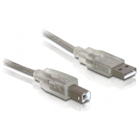 Delock Delock USB 2.0 A-B apa/apa 0,5 m-es kábel Ferritgyűrűvel