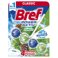 Bref Bref classic power aktív pine forest WC illatosító 50g