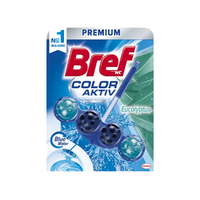 Bref Bref premium color aktív eucalyptus WC illatosító 50g