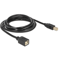 Delock Delock USB 2.0 B apa > B anya hosszabbító kábel, 2 m
