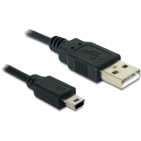 Delock Delock USB 2.0-A  USB Mini-B 5 tűs, 0,70 m (apa/apa) kábel