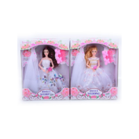 Magic Toys Menyasszony baba kétféle változatban 28cm 1db