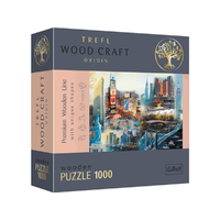 Trefl Wood Craft: New York kollázs 1000db-os prémium fa puzzle - Trefl