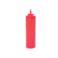  Műanyag szósznyomó palack piros színben 0,7L 80071835