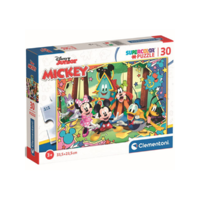 Clementoni Disney Junior: Mickey egér és barátai Supercolor puzzle 30db-os - Clementoni