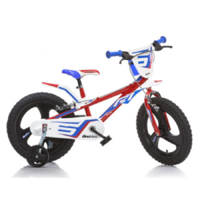 Dino Bikes Mountain Bike R1 piros-kék gyerek bicikli 16-os méretben - Dino Bikes kerékpár