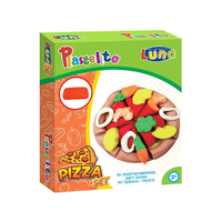Luna Plastelito Pizza gyurma szett formákkal