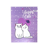 Spirit Spirit: Happy Cats lila gumis mappa A3
