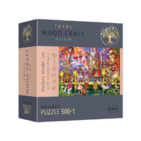 Trefl Wood Craft: Mágikus világ fa puzzle 500+1db-os - Trefl