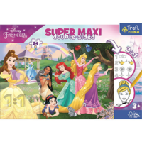 Trefl Disney Hercegnők SuperMaxi kétoldalas 3 az 1-ben puzzle 24db-os