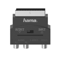 Hama Hama FIC av adapter scart-3rca-svhs be/ki (205268)