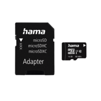 Hama Hama microsd kártya, 16gb, 80mb/s, cl10 (124138)