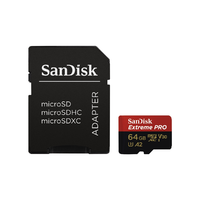 SanDisk Sandisk microsd extreme pro kártya 64gb, 200/90 mb/s, a2 c10 v30 uhs-i u3 (214503)